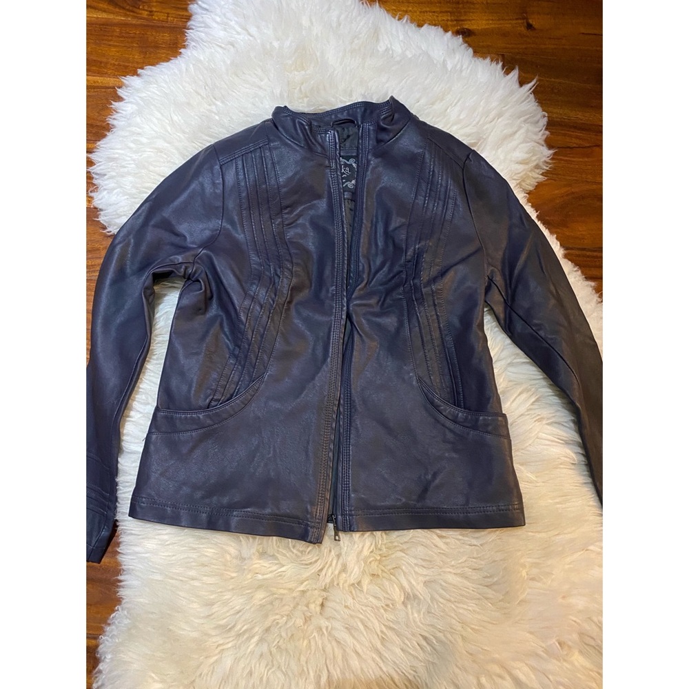 Mo-Ka - Black Faux Leather Jacket